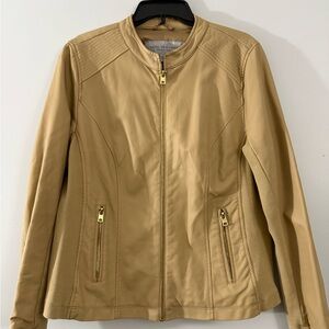Marc New York Women's Tan Leather Jacket
